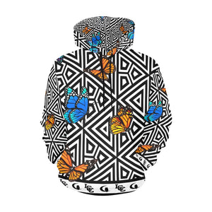 BUTTERFLY LCC All Over Print Hoodie for Men