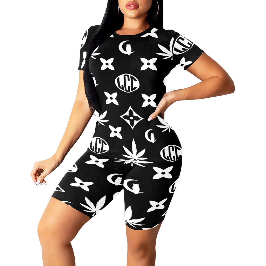 LCC WEEDY Women's Short Yoga Set