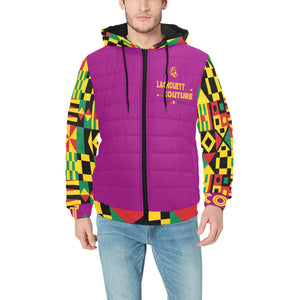 KENTE BUTAN Men's Padded Hooded Jacket