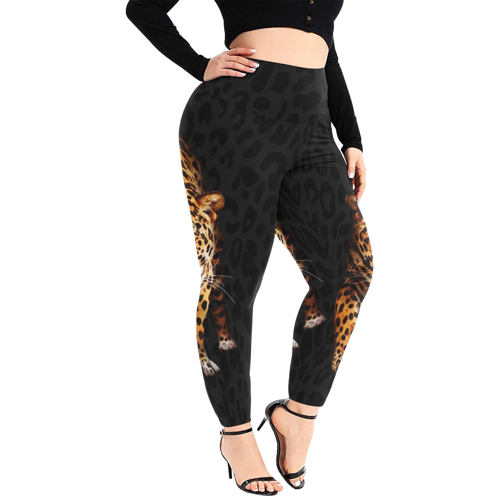 JAGUAR Plus Size High Waist Leggings