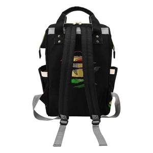RBG ANKH RIPPED Multi-Function Diaper Backpack