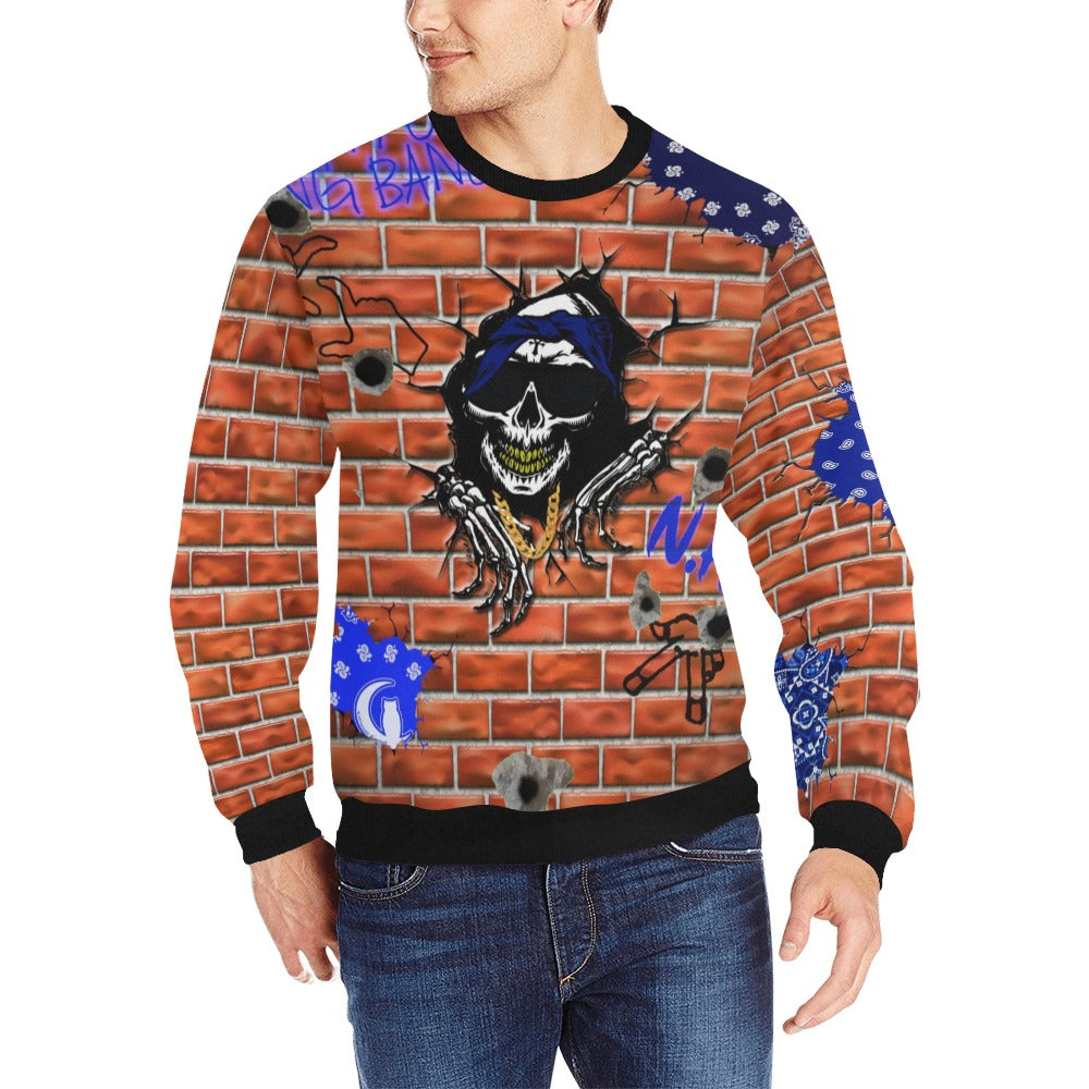 NHC Men's Rib Cuff Crew Neck Sweatshirt