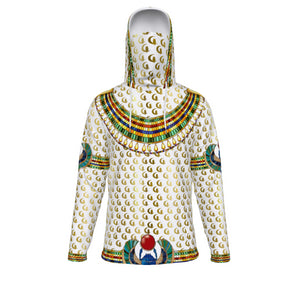 MEDJAY LCC WHT Unisex Pullover Hoodie With Mask