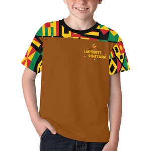 KENTE BUTAN Kids' All Over Print T-shirt