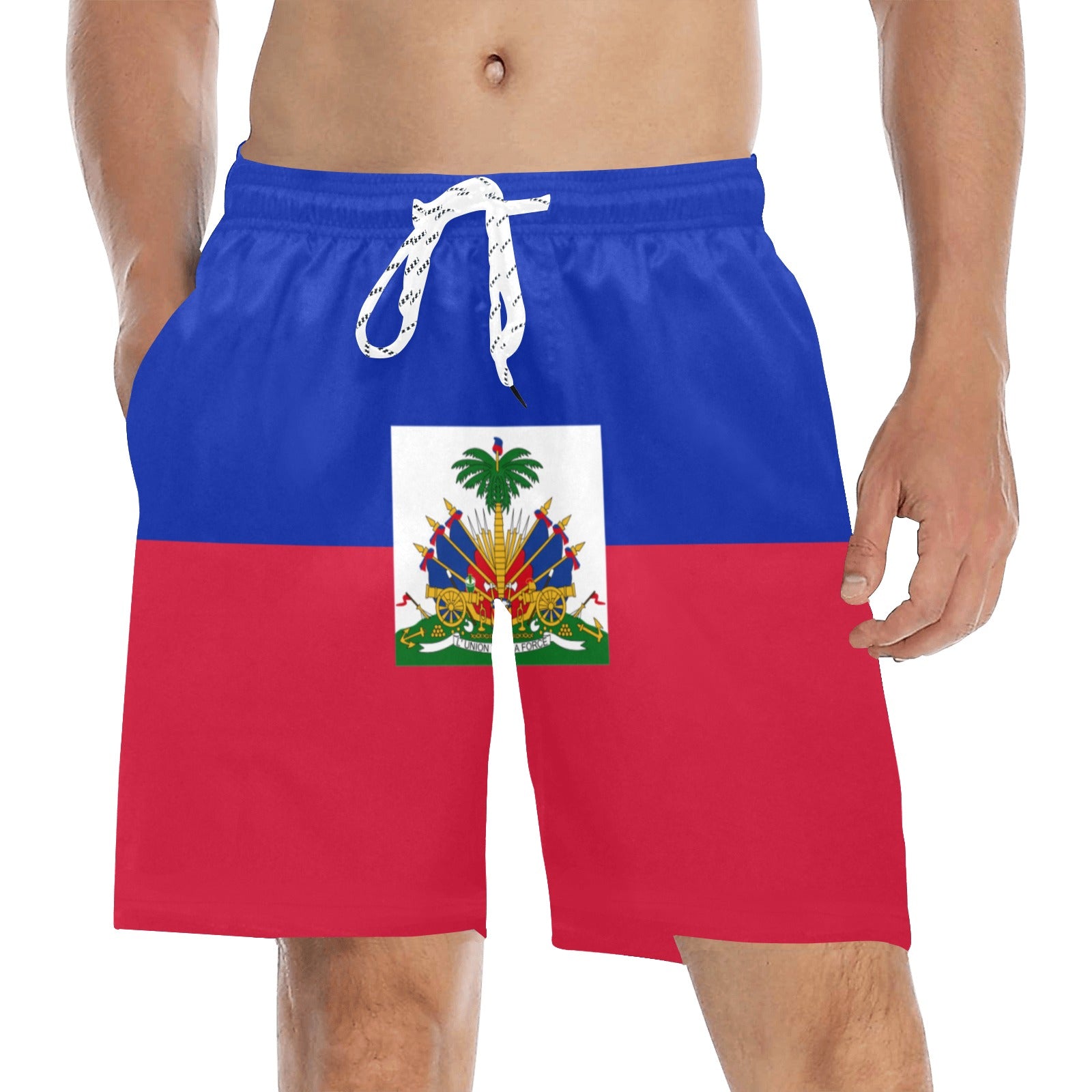 DIASPORA FR Men's Mid-Length Beach Shorts