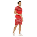 BANDANA VIRAL Bs'UP Men's Short Sleeve Shirt Sets