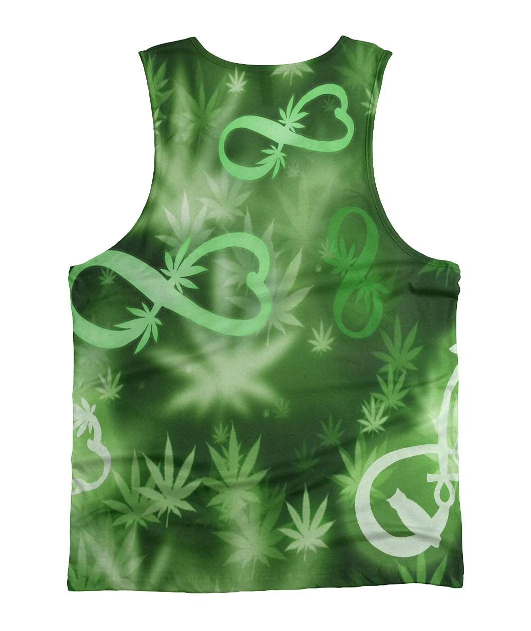 Infinity Green Cosmos Sublimation Tanktop Sublimation Tank