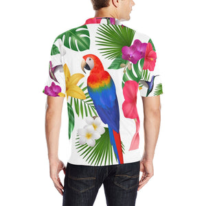 EXOTIC STYLE Men's All Over Print Polo Shirt