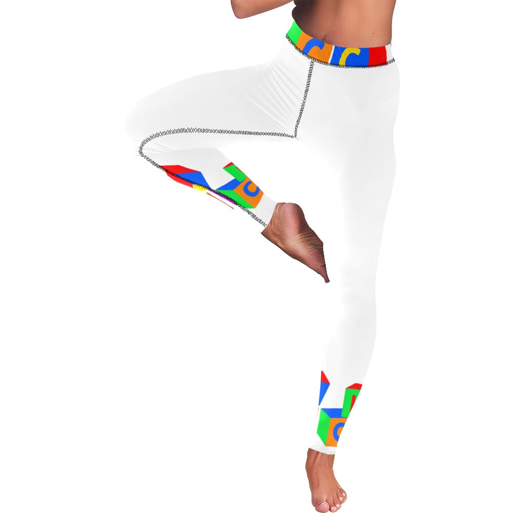 LCC COLORING New Low Rise Leggings (Flatlock Stitch) (Model L07)