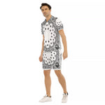 BANDANA WHT Men's Short Sleeve Shirt Sets