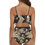 SATTA MASSAGANA High Waisted Ruffle Bikini Set