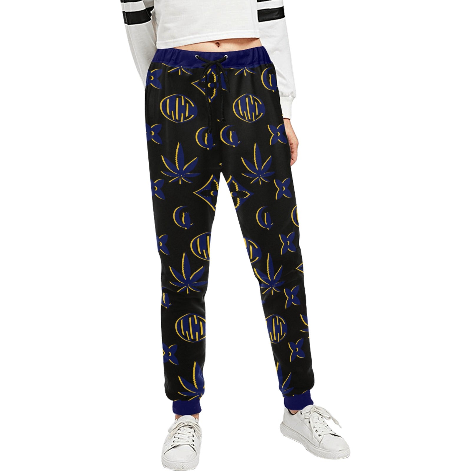 LCC WEEDY COLORS Unisex All Over Print Sweatpants