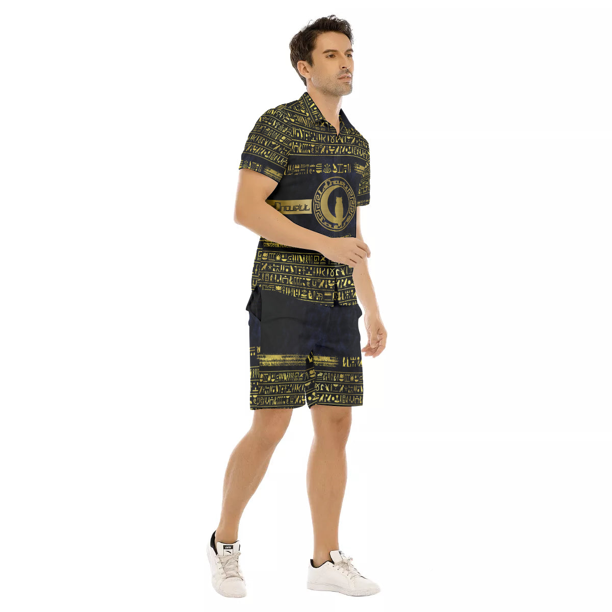HIEROGLYPH DELUXE Men's Short Sleeve Shirt Sets