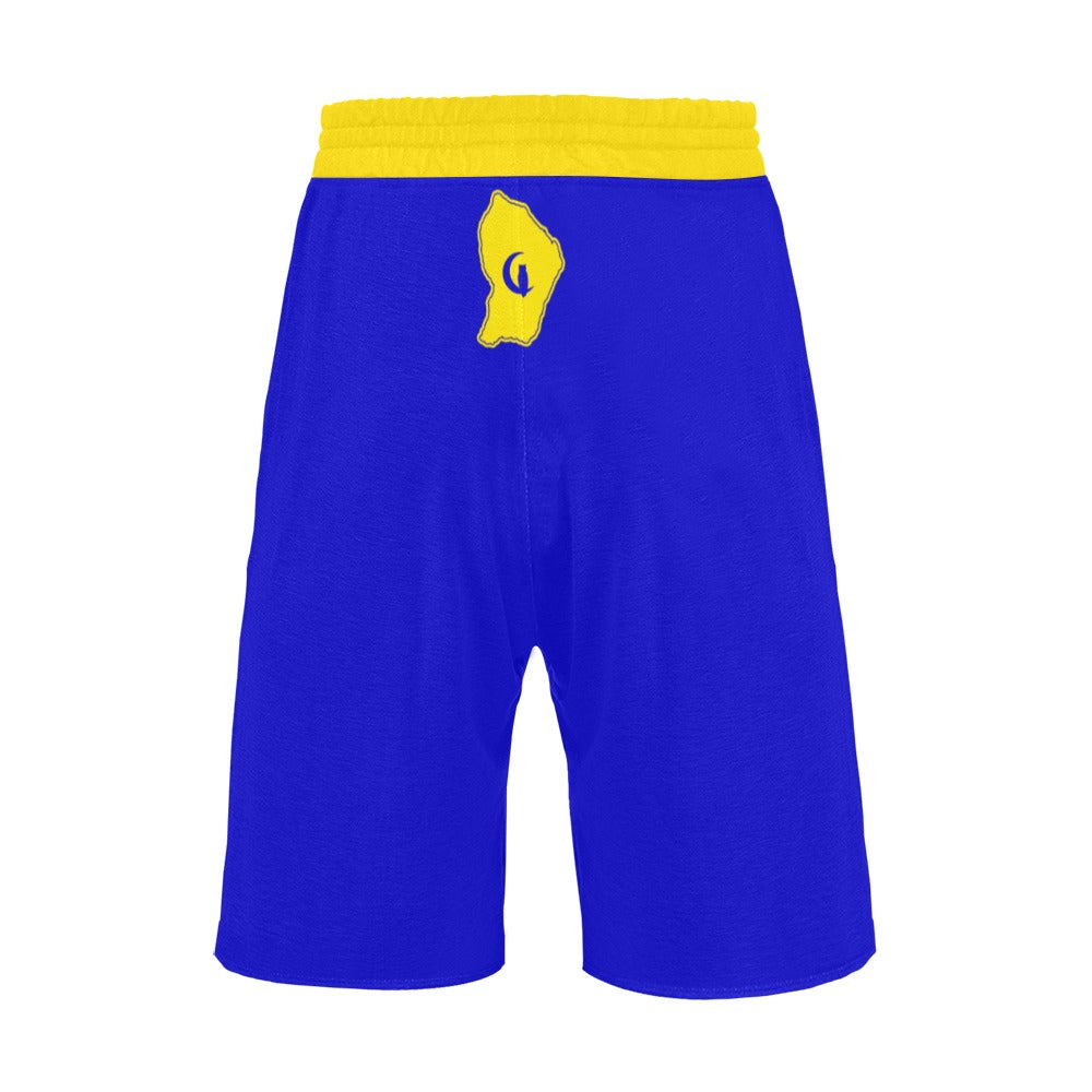 CAYENNE BLUE Men's All Over Print Casual Shorts