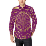 CRYPTO KMT Men's Casual Dress Shirt