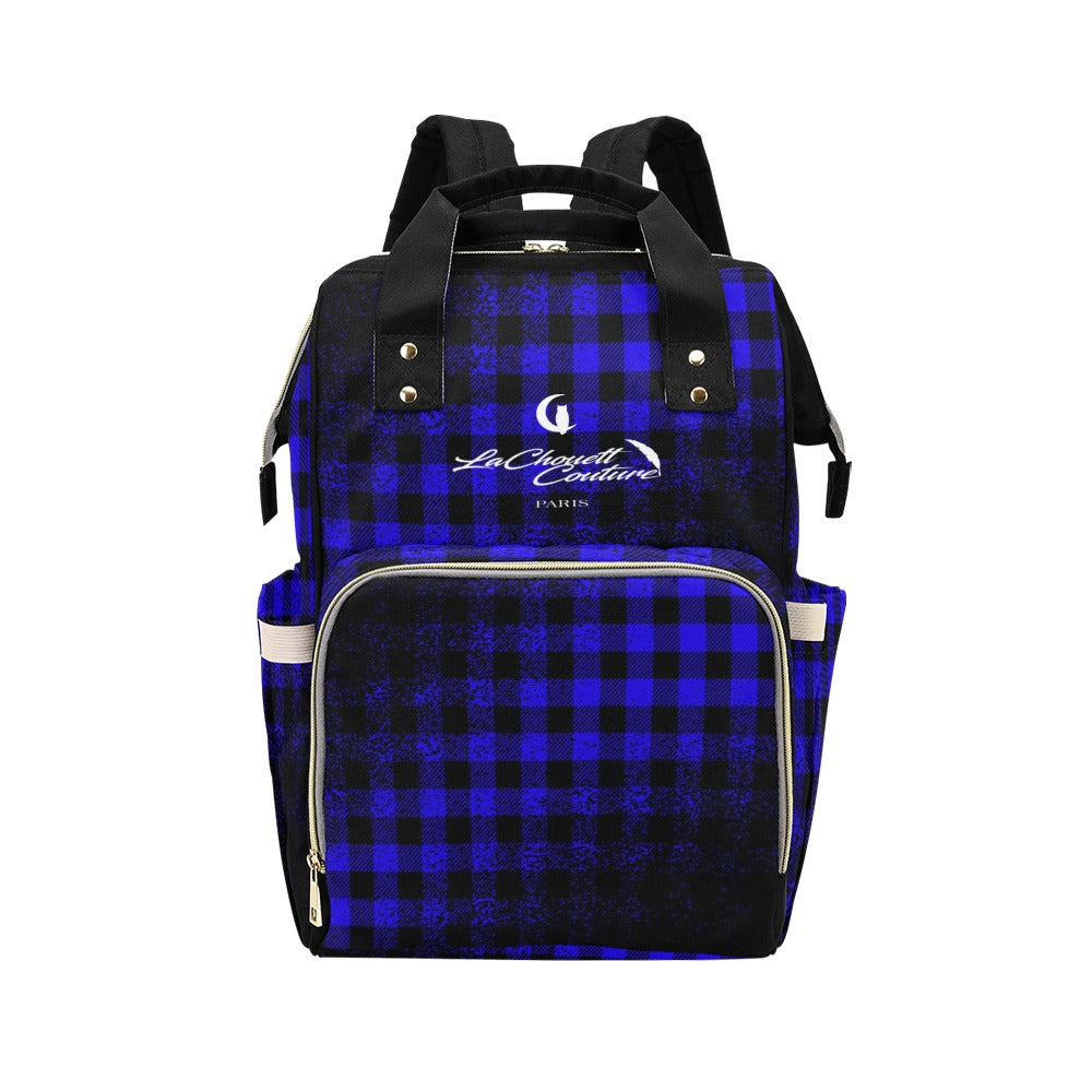 DUSTY PLAID Multi-Function Diaper Backpack