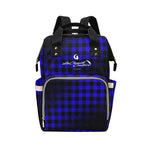 DUSTY PLAID Multi-Function Diaper Backpack