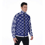 EXCELLENCE NAVY Stand Collar Jacket
