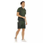 BANDANA LUXURY KAKI Men's Short Sleeve Shirt Sets