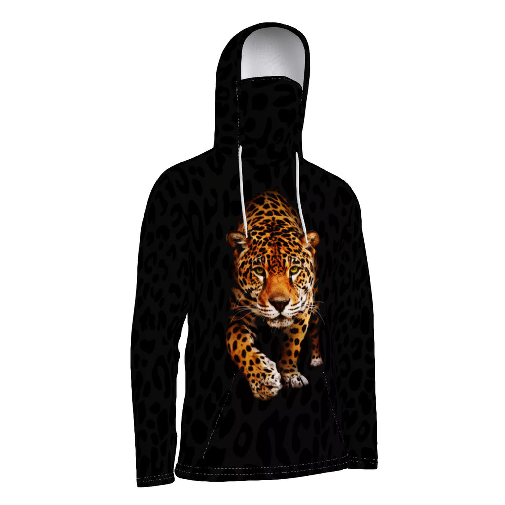 JAGUAR SKIN Unisex Pullover Hoodie With Mask