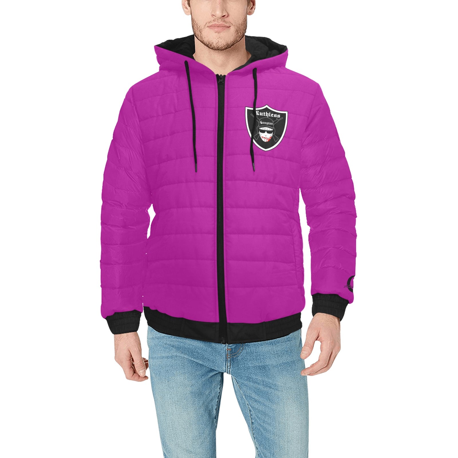 EAZY-E RUTHLESS Men's Padded Hooded Jacket