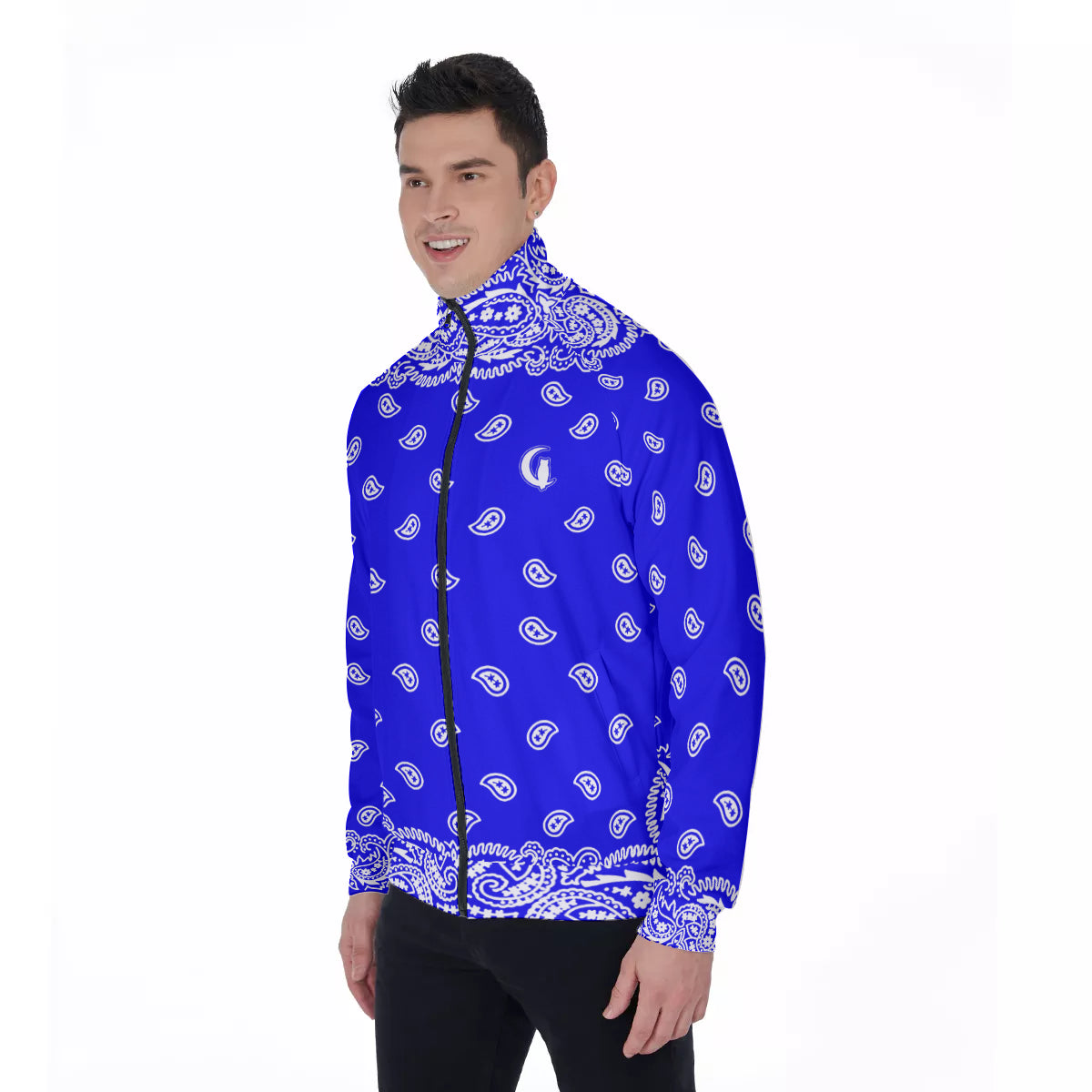 BANDANA FULLY Cs'UP Men's Stand Collar Jacket