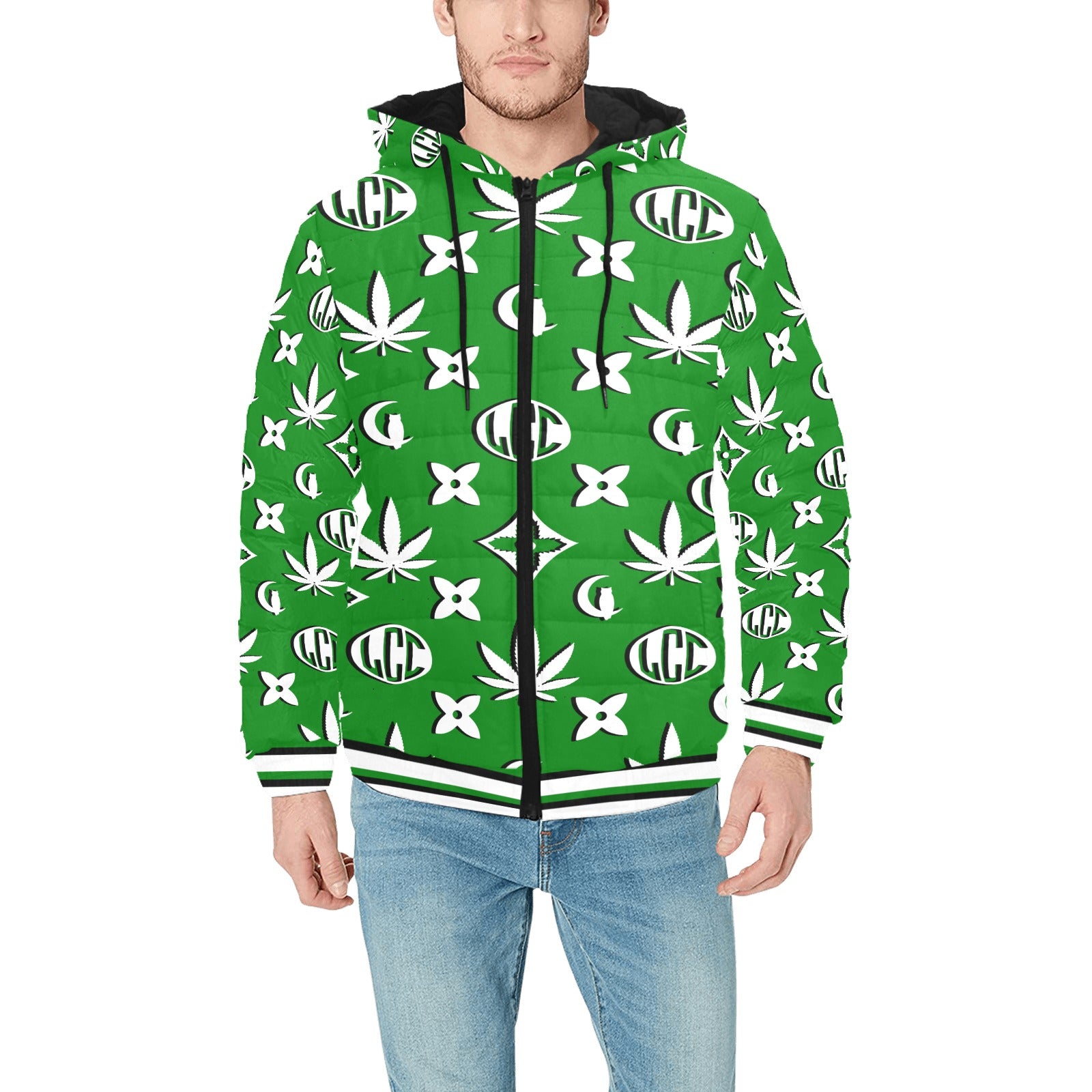 LCC WEEDY Men's Padded Hooded Jacket