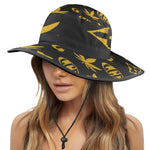 GET HIGHER Wide Brim Bucket Hat