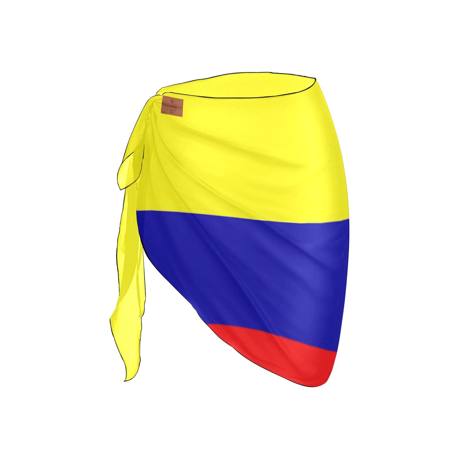 COLOMBIA FLAG Beach Sarong Wrap