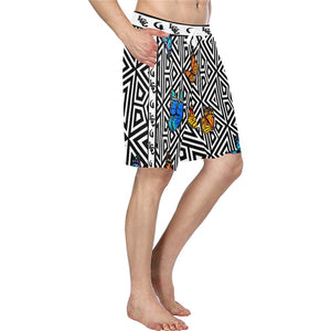 BUTTERFLY LCC Men's All Over Print Casual Shorts