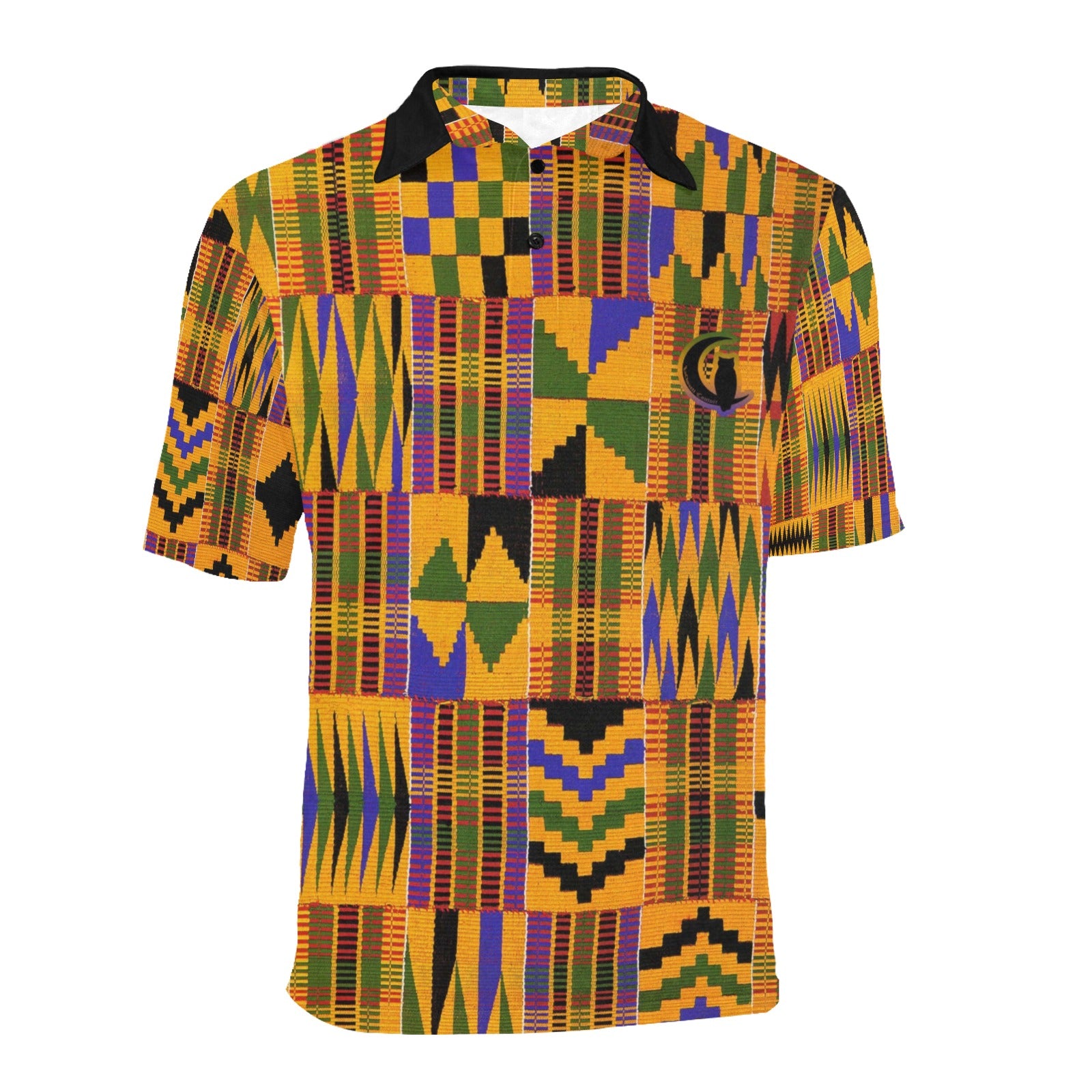 KENTE ATEF Men's All Over Print Polo Shirt