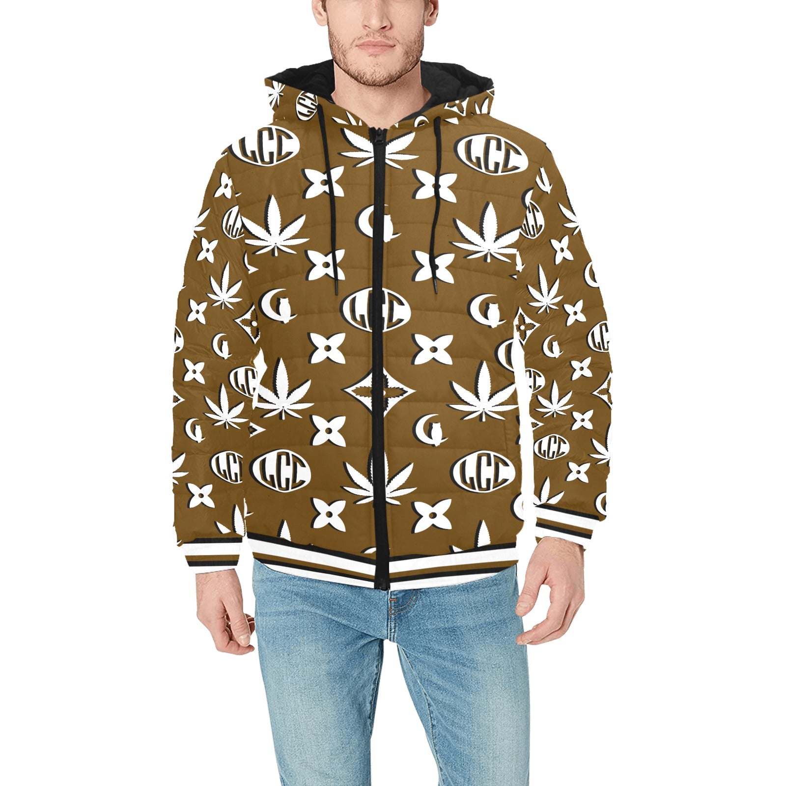 LCC WEEDY Men's Padded Hooded Jacket