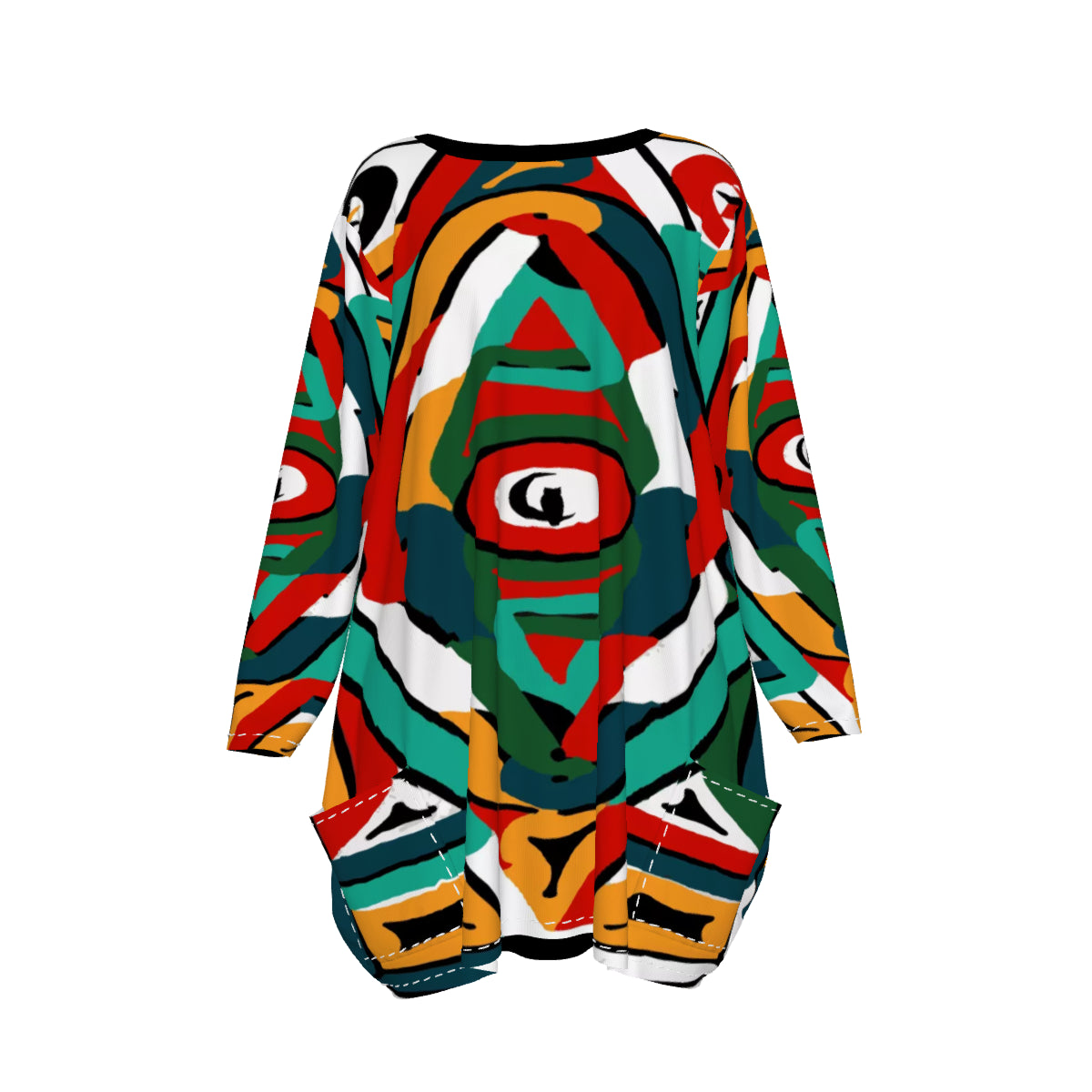 TEMBE ART Women's Loose Crew Neck shirt