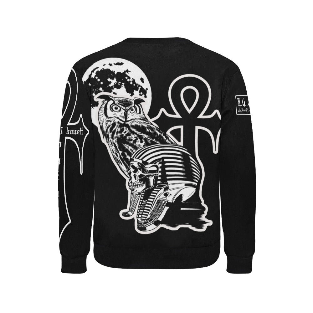 LCC GOTHIC Men's Rib Cuff Crew Neck Sweatshirt