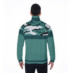 CAMOUFLAGE MORPH Stand Collar Jacket