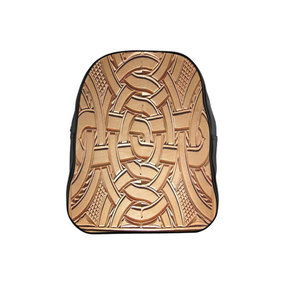 TEMBE ART WOOD School Backpack (Medium)