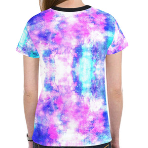 COLORFULL New All Over Print T-shirt for Women