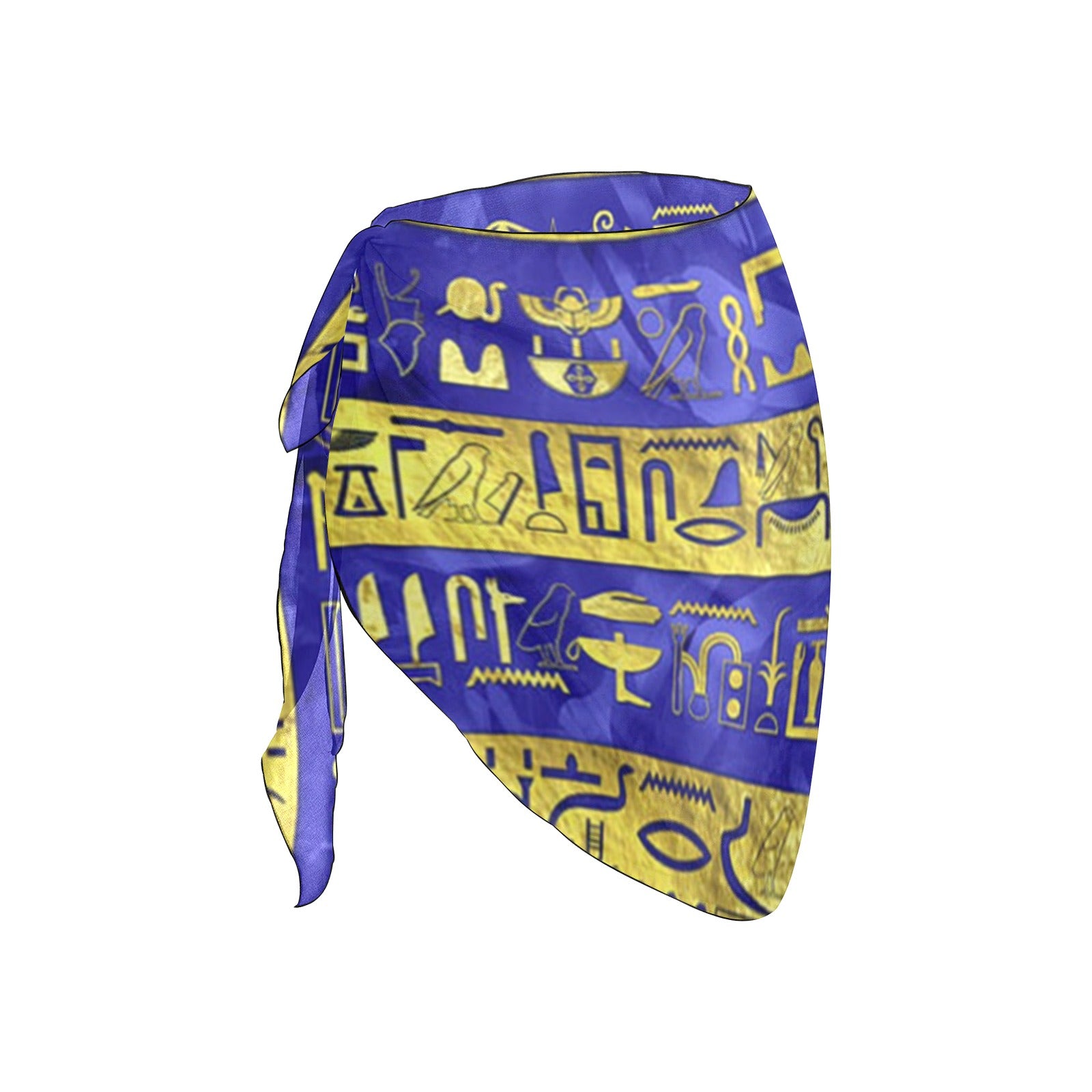 HIEROGLYPH GOLDEN Beach Sarong Wrap