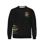 RBG ANKH Men's Rib Cuff Crew Neck Sweatshirt