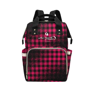 DUSTY PLAID Multi-Function Diaper Backpack