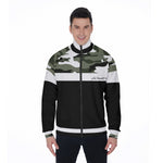 CAMOUFLAGE BLACC Stand Collar Jacket