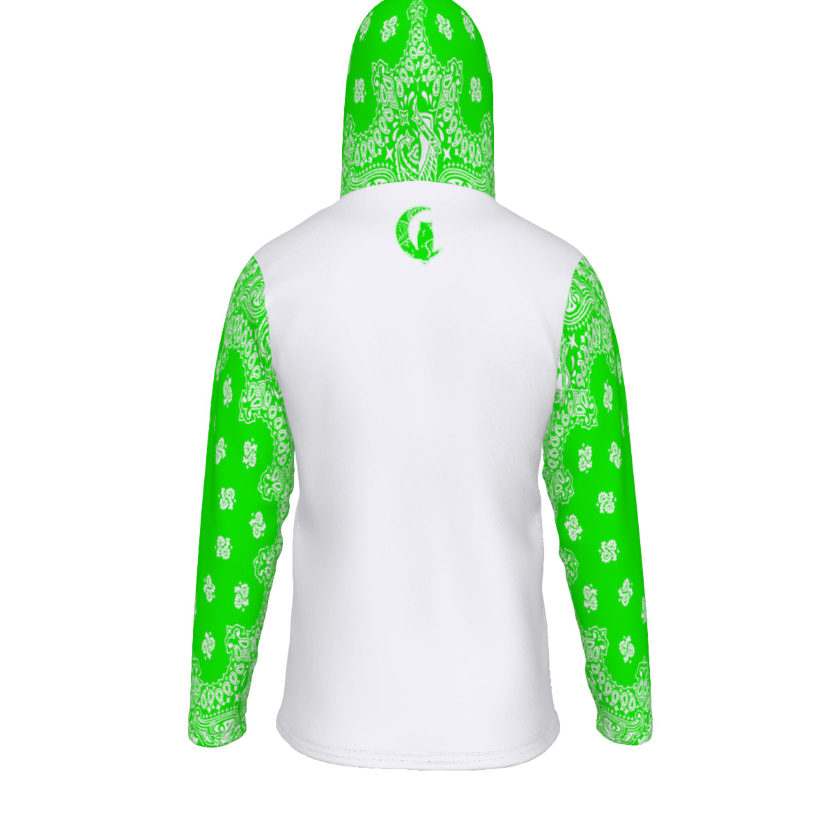 BANDANA GREEN Unisex Pullover Hoodie With Mask