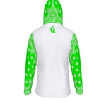 BANDANA GREEN Unisex Pullover Hoodie With Mask