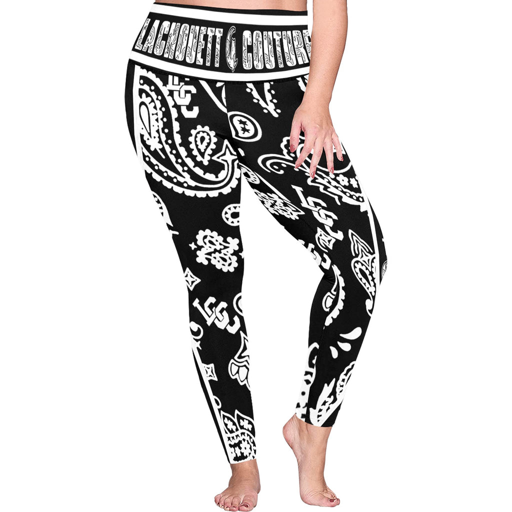 BANDANA PAISLEY Plus Size High Waist Leggings