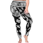 BANDANA PAISLEY Plus Size High Waist Leggings