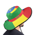 ETHIOPIA FLAG Wide Brim Bucket Hat
