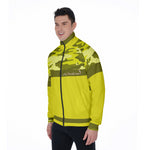CAMOUFLAGE YLW Stand Collar Jacket