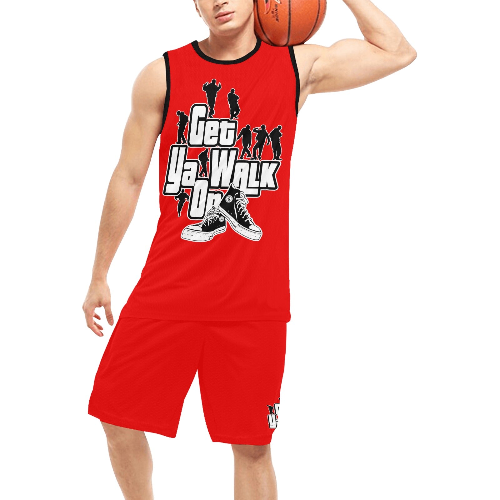 GET YA WALK ON Basketball Uniform with Pocket