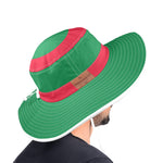 ALGERIA FLAG Wide Brim Bucket Hat