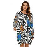 BUTTERFLY LCC Women's Loose Crew Neck Dress